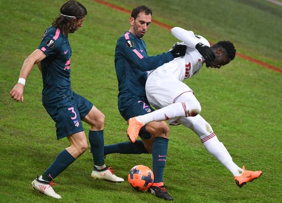 Football. League of Europe. Lokomotiv vs Atletico