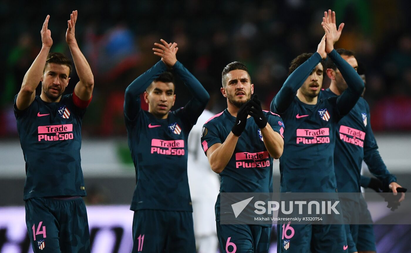 Football. League of Europe. Lokomotiv vs Atletico