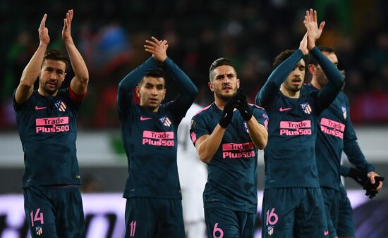 Football. League of Europe. Lokomotiv vs Atletico