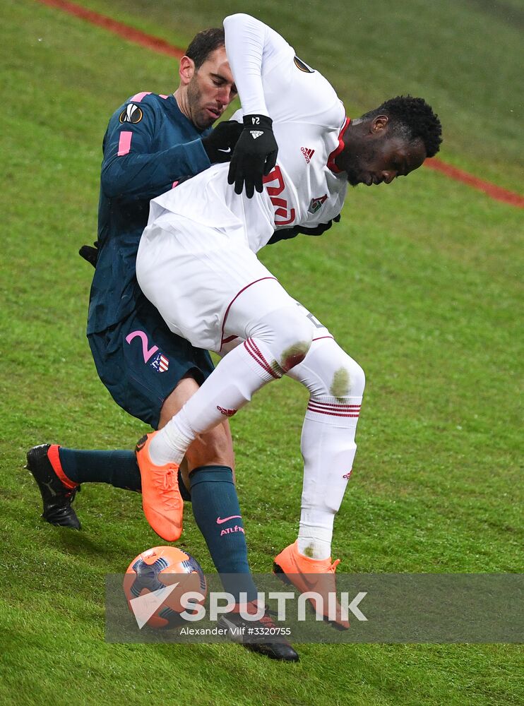 Football. League of Europe. Lokomotiv vs Atletico