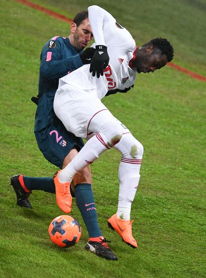 Football. League of Europe. Lokomotiv vs Atletico