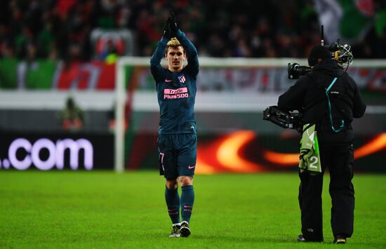 Football. League of Europe. Lokomotiv vs Atletico