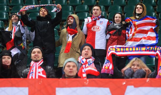 Football. League of Europe. Lokomotiv vs Atletico
