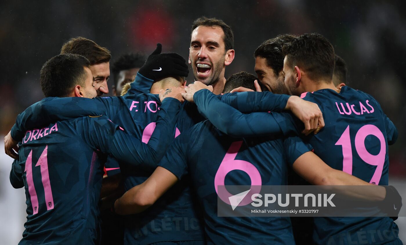Football. League of Europe. Lokomotiv vs Atletico