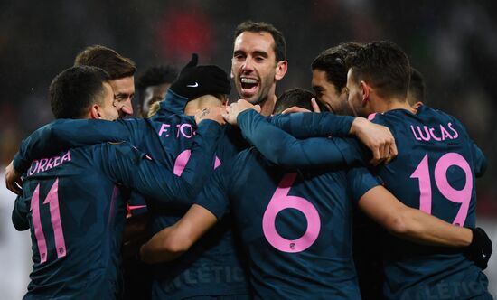 Football. League of Europe. Lokomotiv vs Atletico