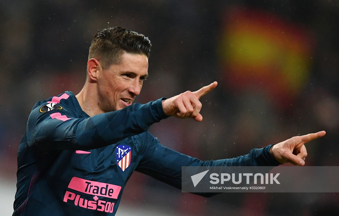 Football. League of Europe. Lokomotiv vs Atletico