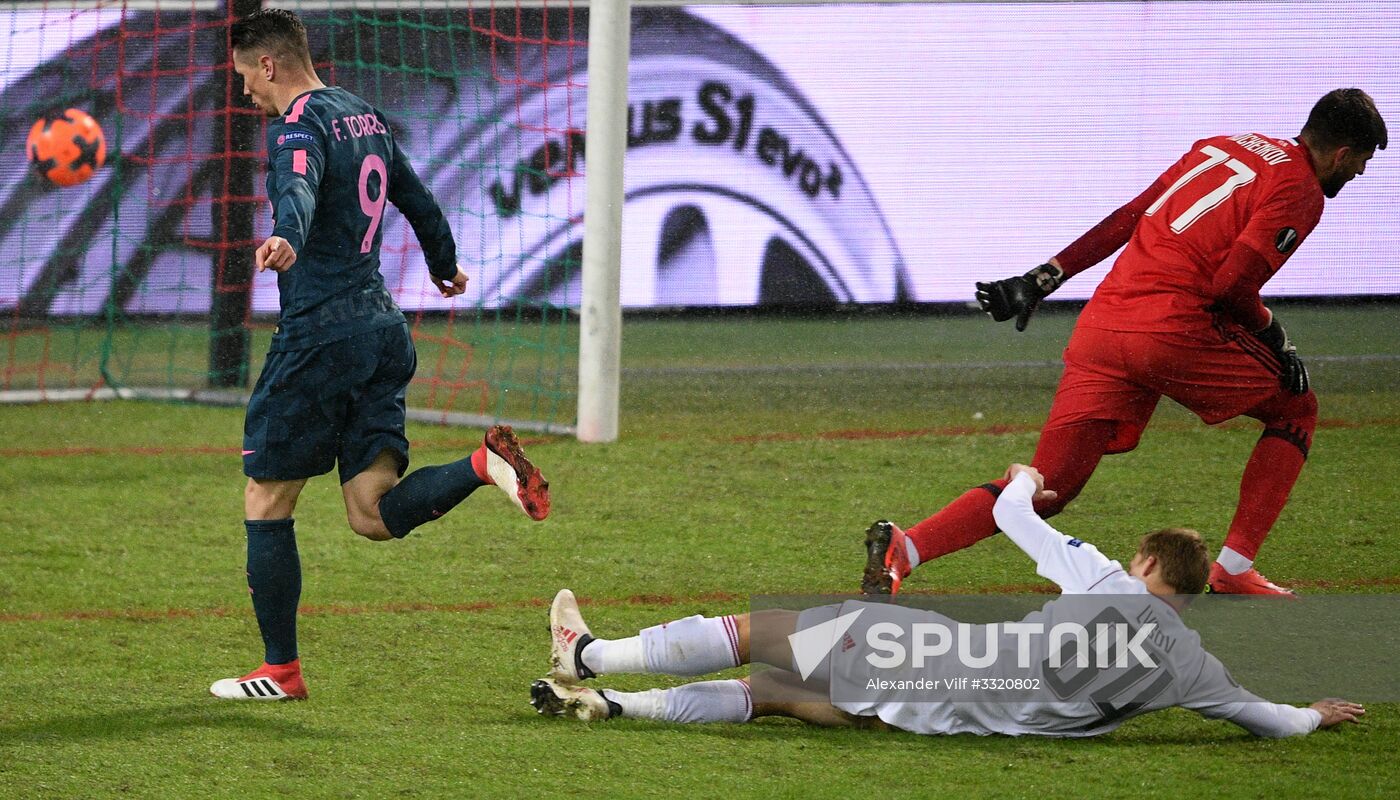 Football. League of Europe. Lokomotiv vs Atletico