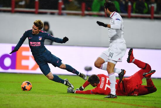 Football. League of Europe. Lokomotiv vs Atletico