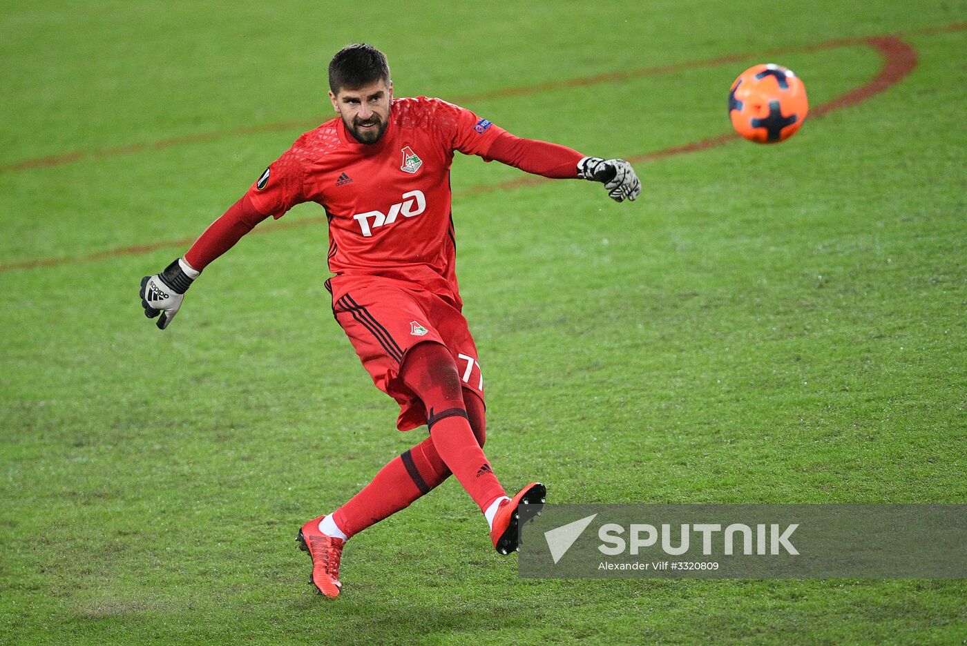 Football. League of Europe. Lokomotiv vs Atletico