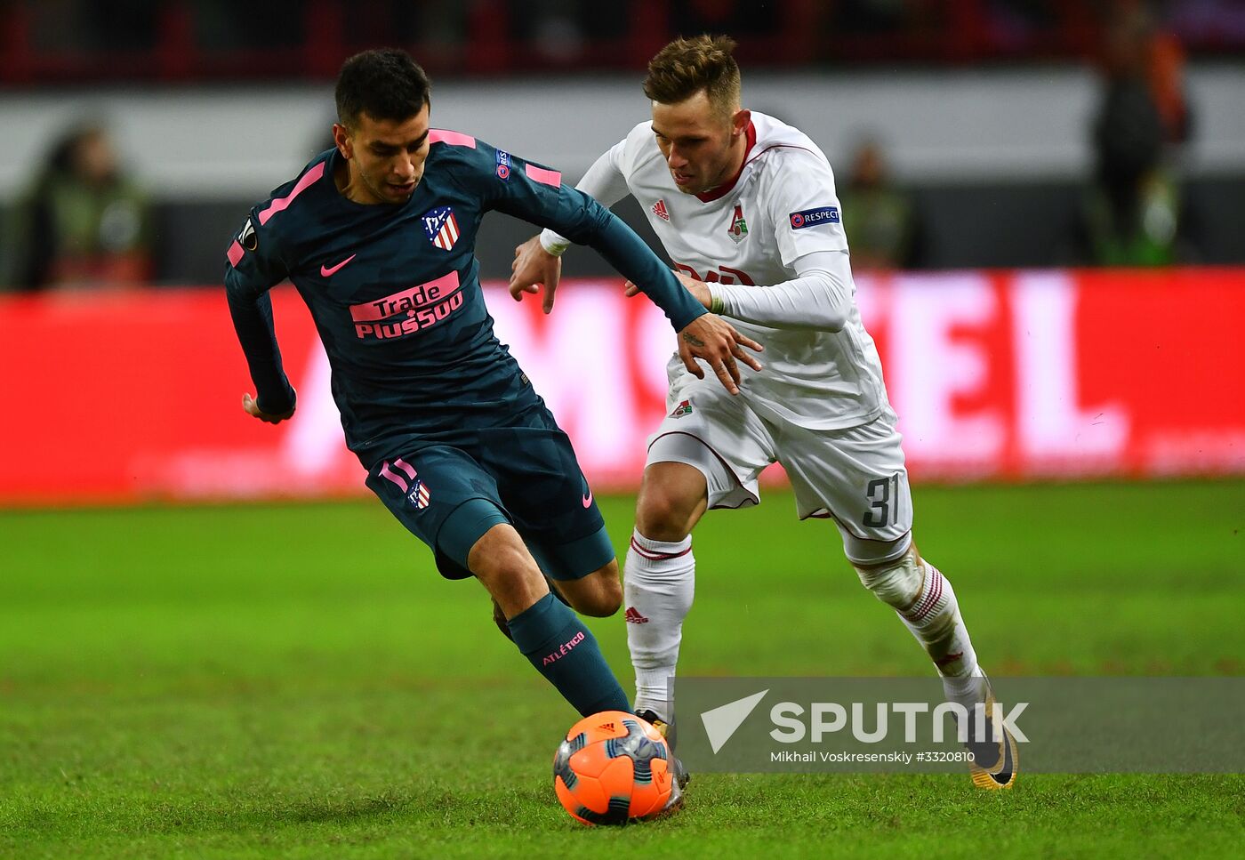 Football. League of Europe. Lokomotiv vs Atletico