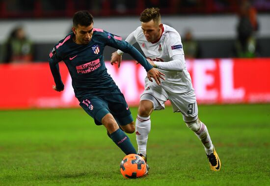 Football. League of Europe. Lokomotiv vs Atletico