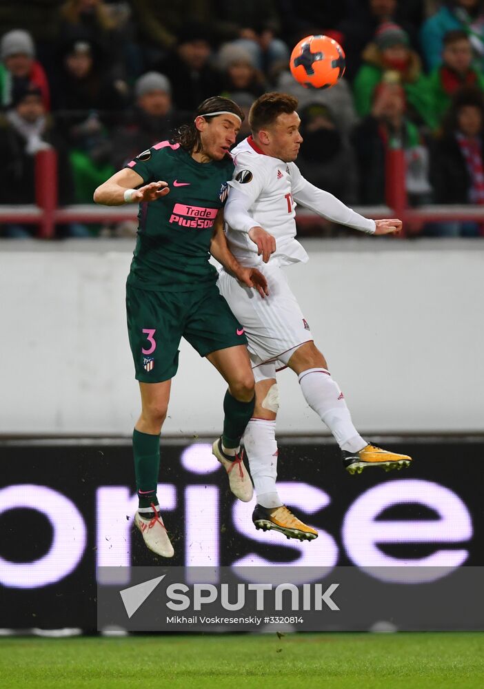 Football. League of Europe. Lokomotiv vs Atletico