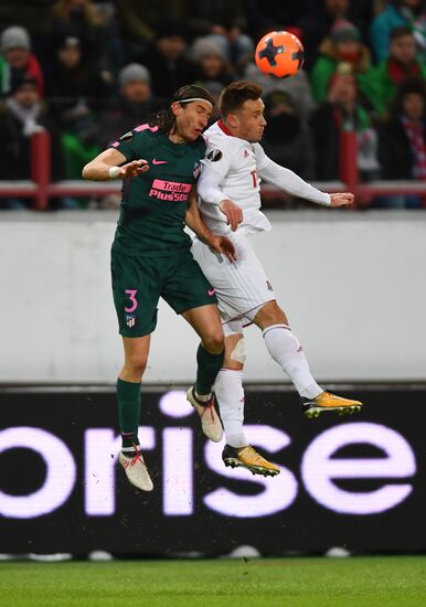 Football. League of Europe. Lokomotiv vs Atletico