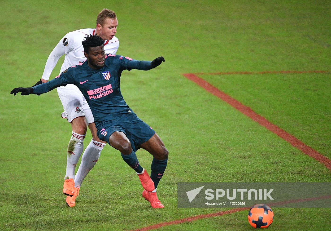 Football. League of Europe. Lokomotiv vs Atletico