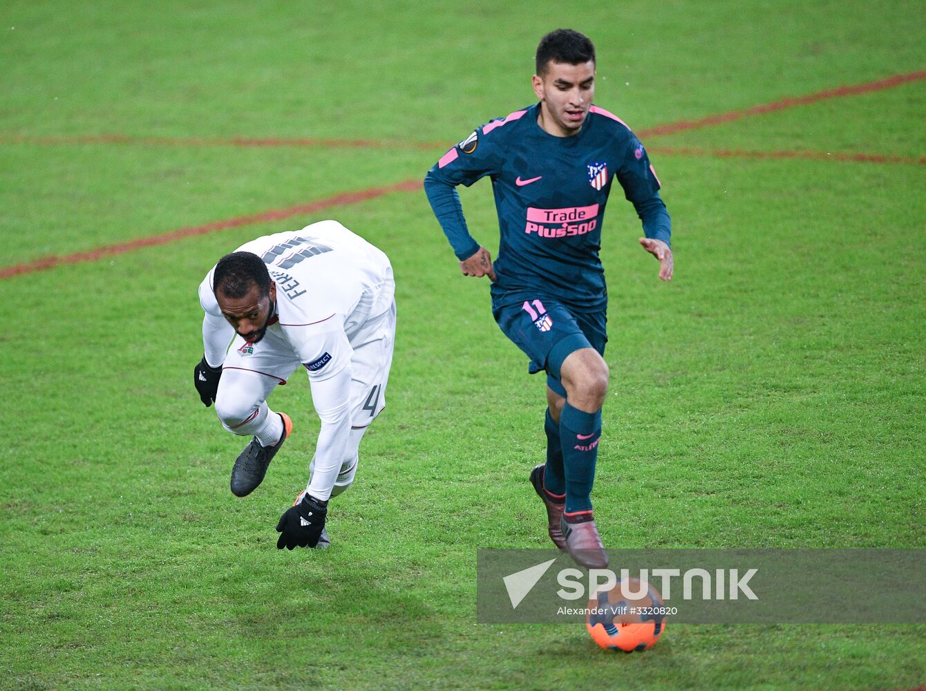 Football. League of Europe. Lokomotiv vs Atletico
