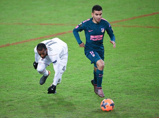 Football. League of Europe. Lokomotiv vs Atletico