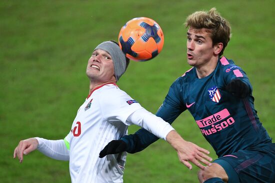 Football. League of Europe. Lokomotiv vs Atletico