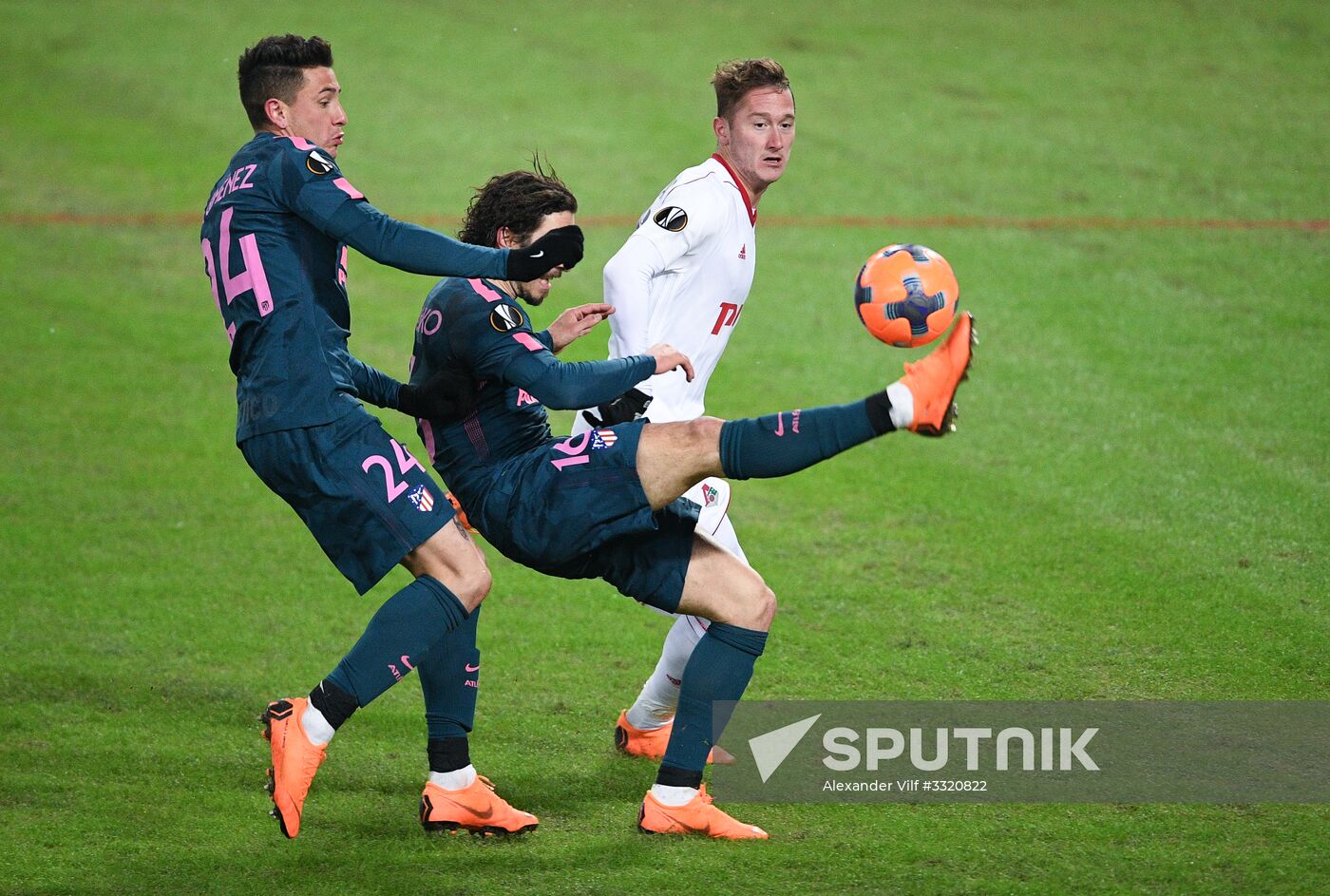 Football. League of Europe. Lokomotiv vs Atletico