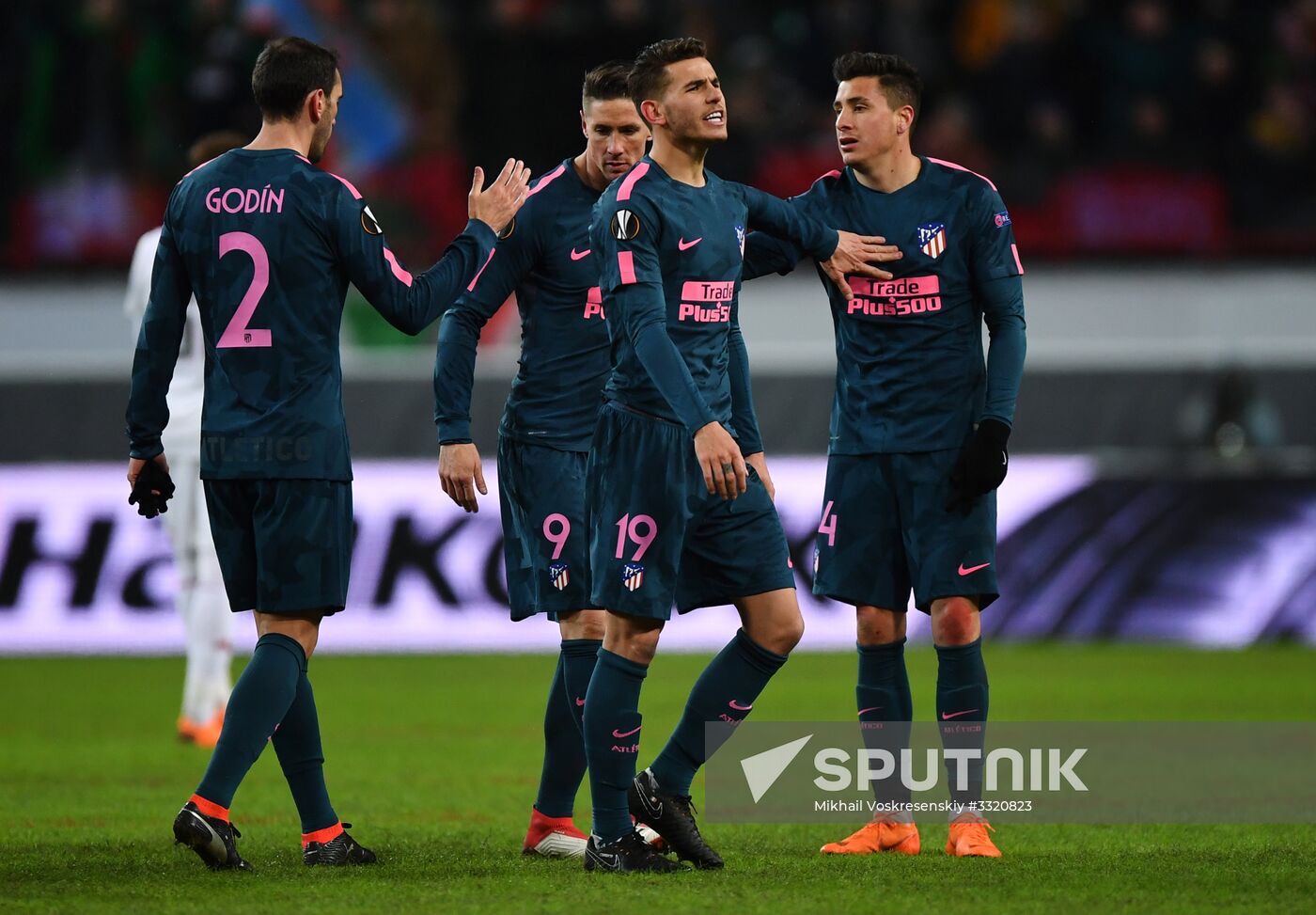 Football. League of Europe. Lokomotiv vs Atletico