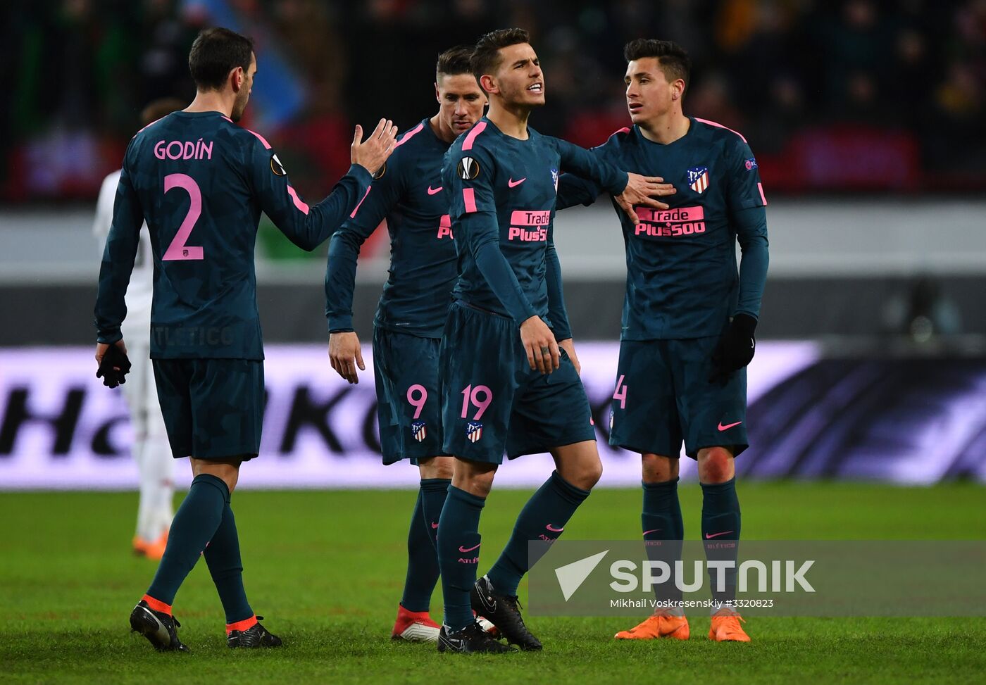 Football. League of Europe. Lokomotiv vs Atletico