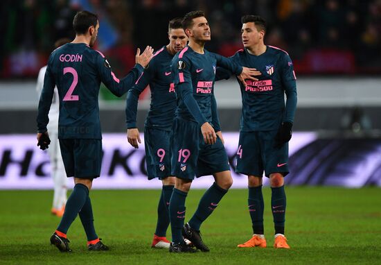 Football. League of Europe. Lokomotiv vs Atletico