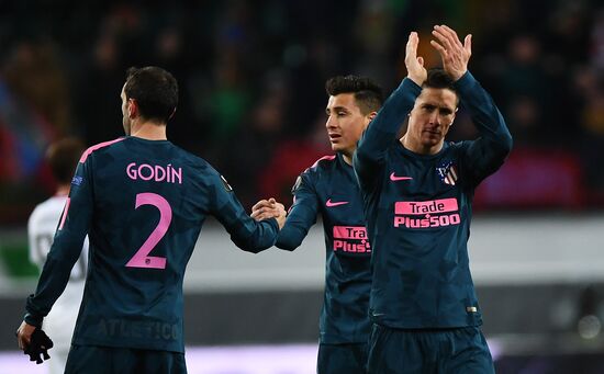 Football. League of Europe. Lokomotiv vs Atletico