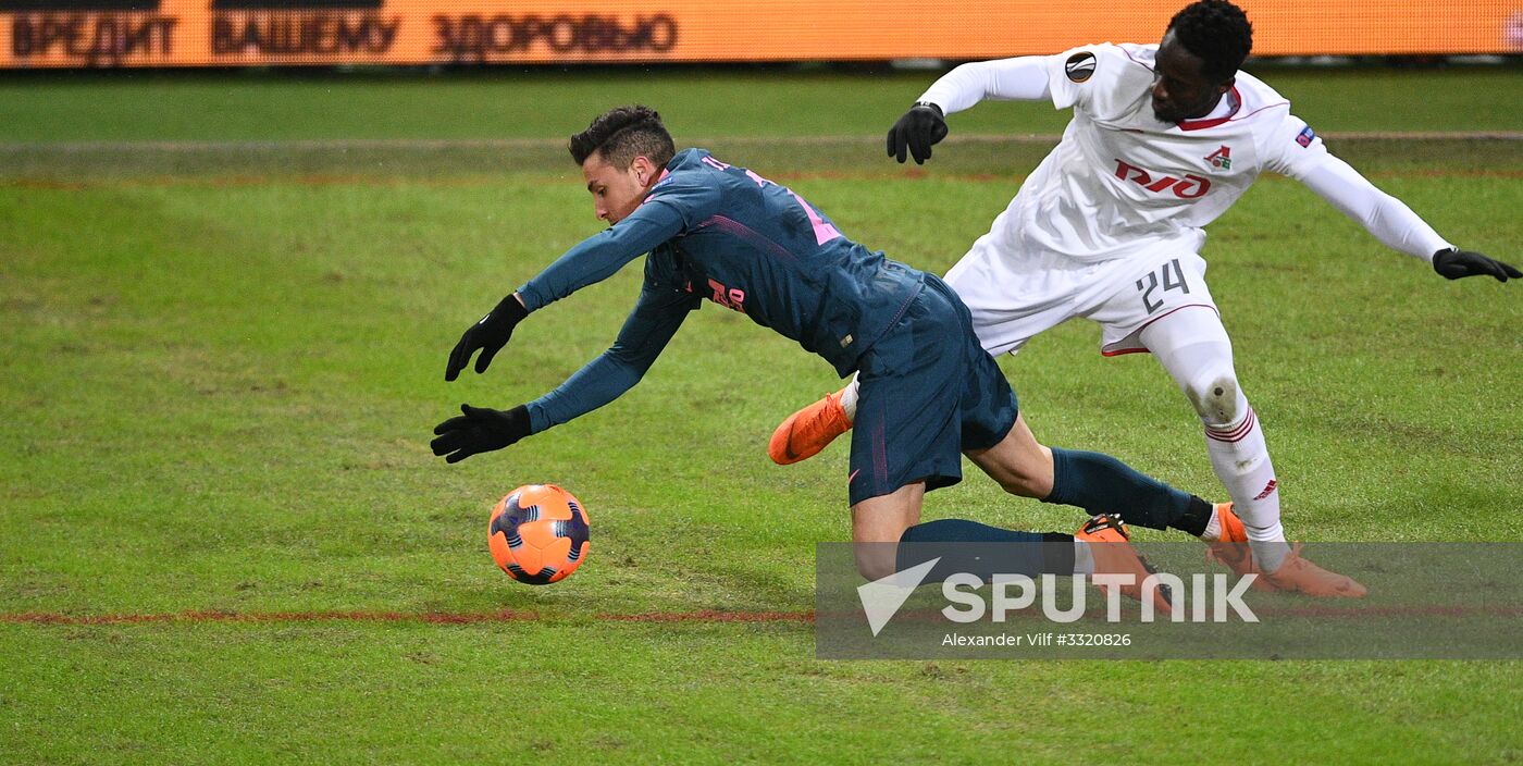 Football. League of Europe. Lokomotiv vs Atletico