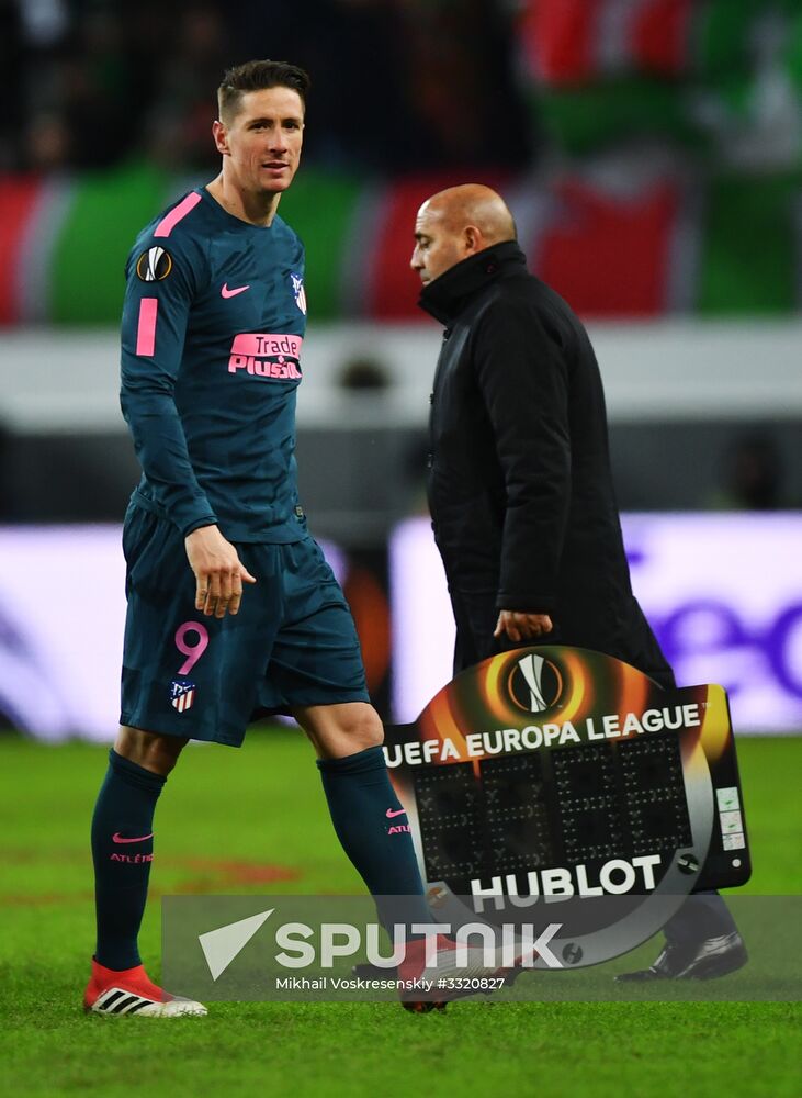 Football. League of Europe. Lokomotiv vs Atletico