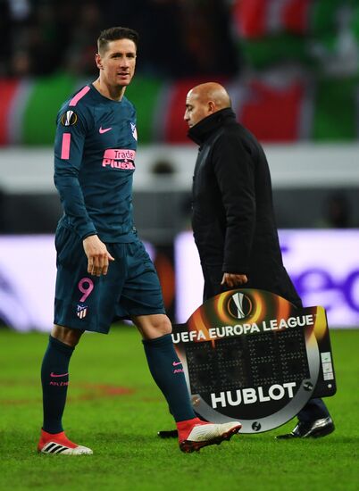 Football. League of Europe. Lokomotiv vs Atletico