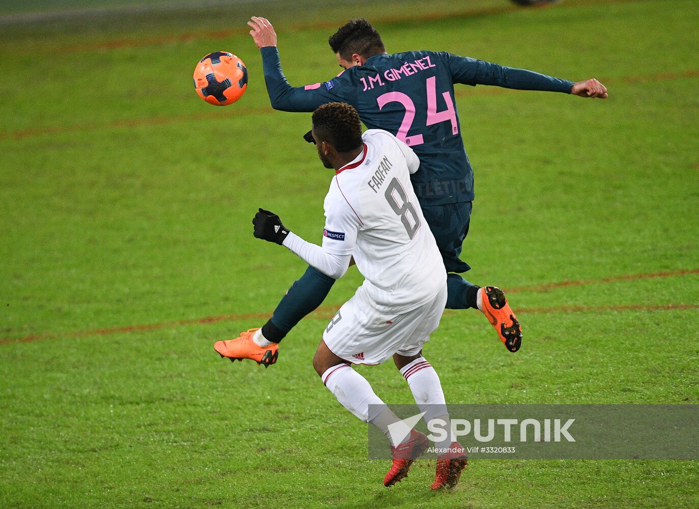 Football. League of Europe. Lokomotiv vs Atletico