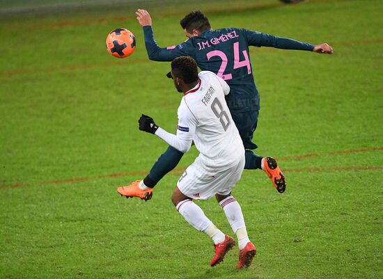 Football. League of Europe. Lokomotiv vs Atletico