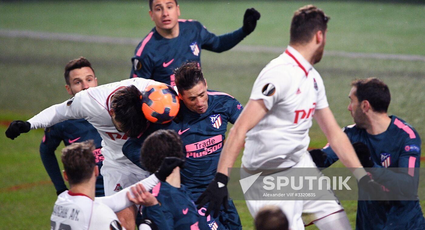 Football. League of Europe. Lokomotiv vs Atletico