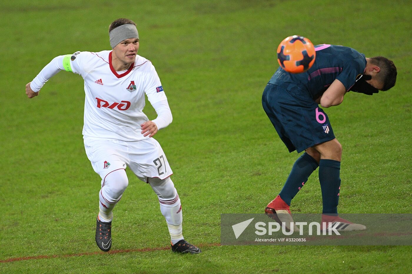 Football. League of Europe. Lokomotiv vs Atletico