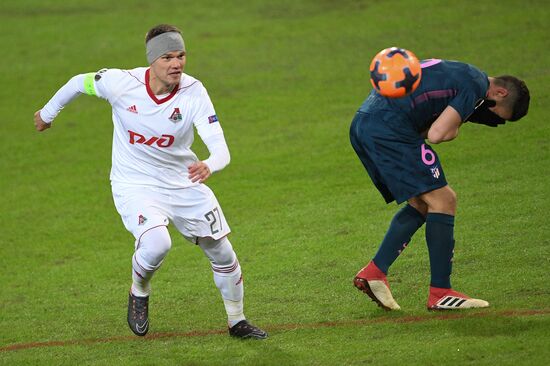 Football. League of Europe. Lokomotiv vs Atletico