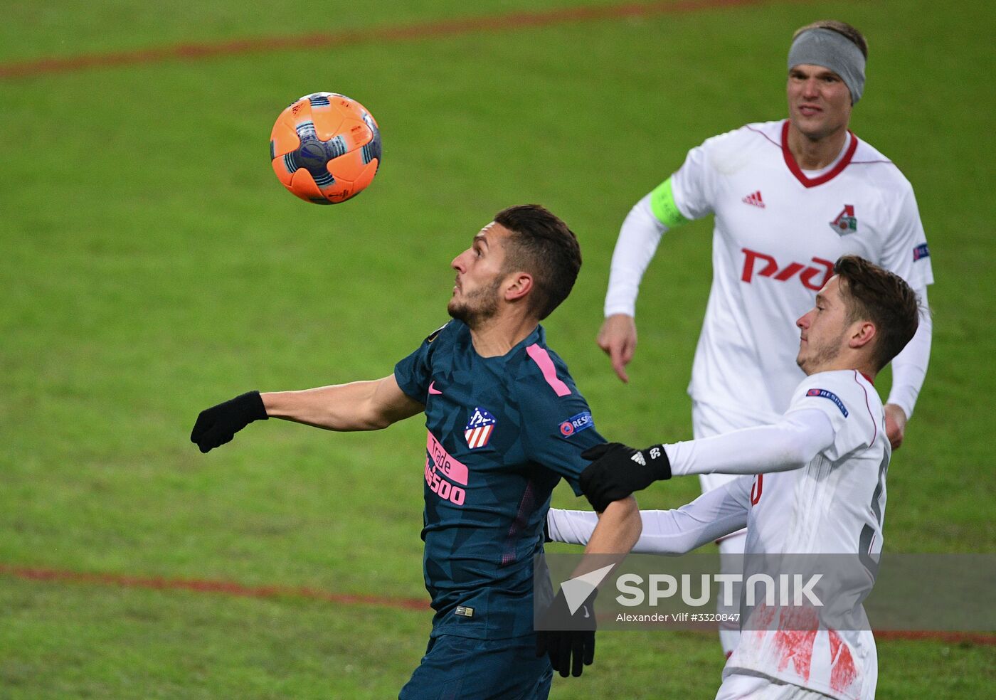 Football. League of Europe. Lokomotiv vs Atletico