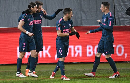 Football. League of Europe. Lokomotiv vs Atletico