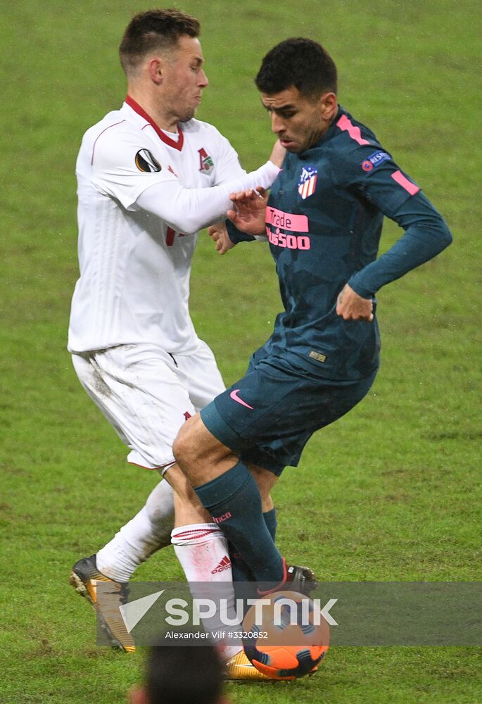 Football. League of Europe. Lokomotiv vs Atletico