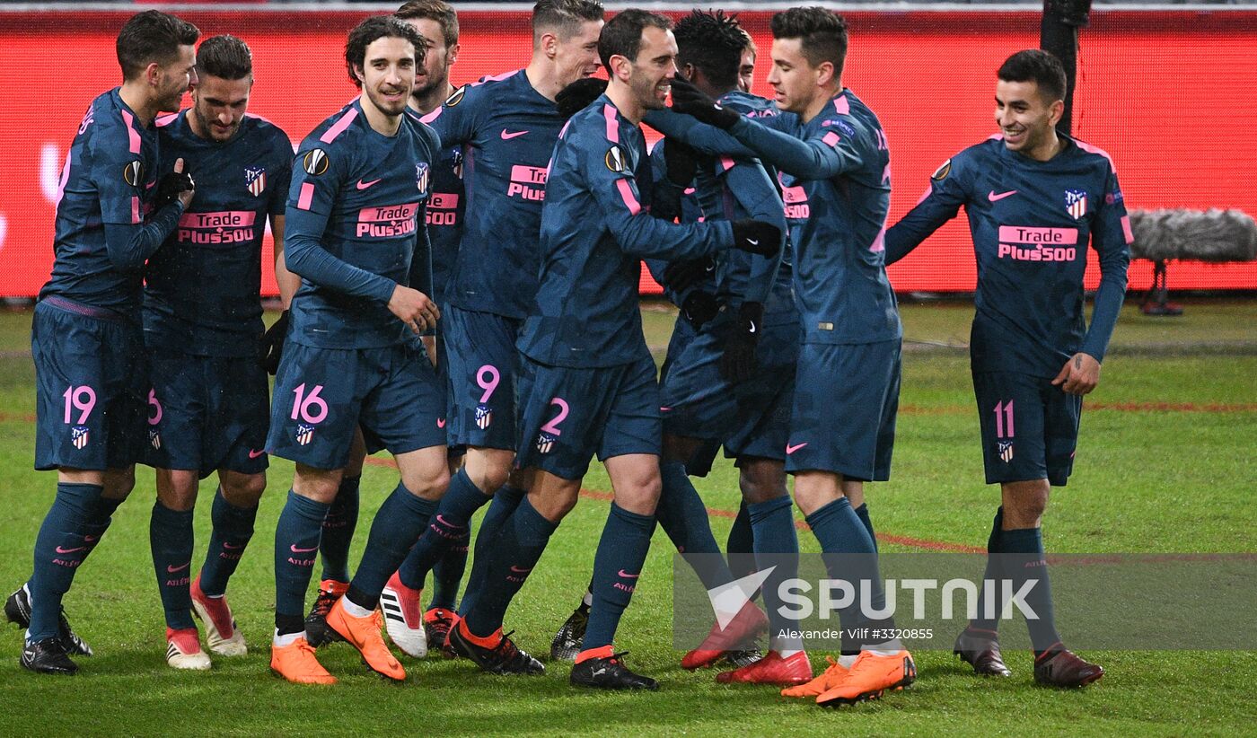 Football. League of Europe. Lokomotiv vs Atletico