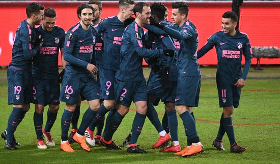 Football. League of Europe. Lokomotiv vs Atletico