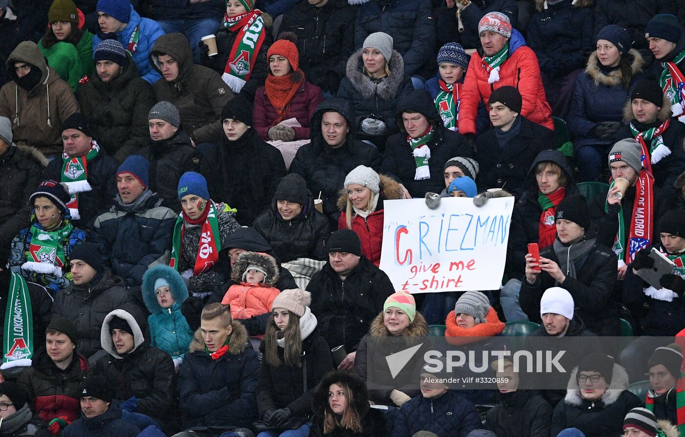 Football. League of Europe. Lokomotiv vs Atletico