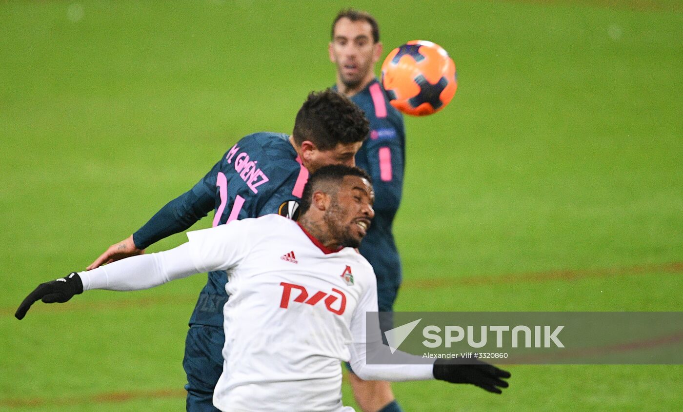 Football. League of Europe. Lokomotiv vs Atletico