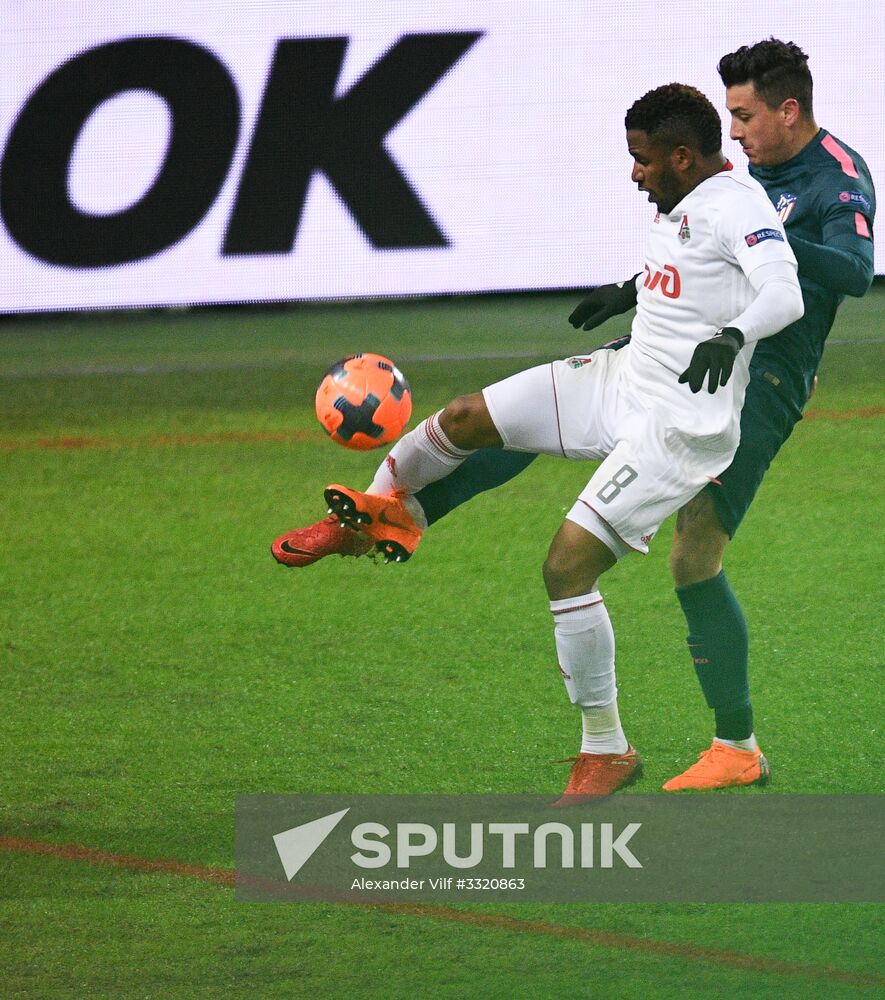 Football. League of Europe. Lokomotiv vs Atletico