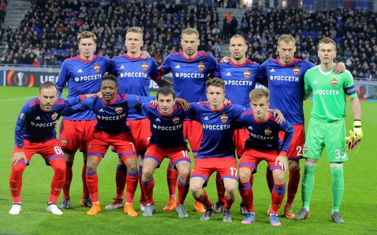 Football. UEFA Europa League. Lyon vs. CSKA