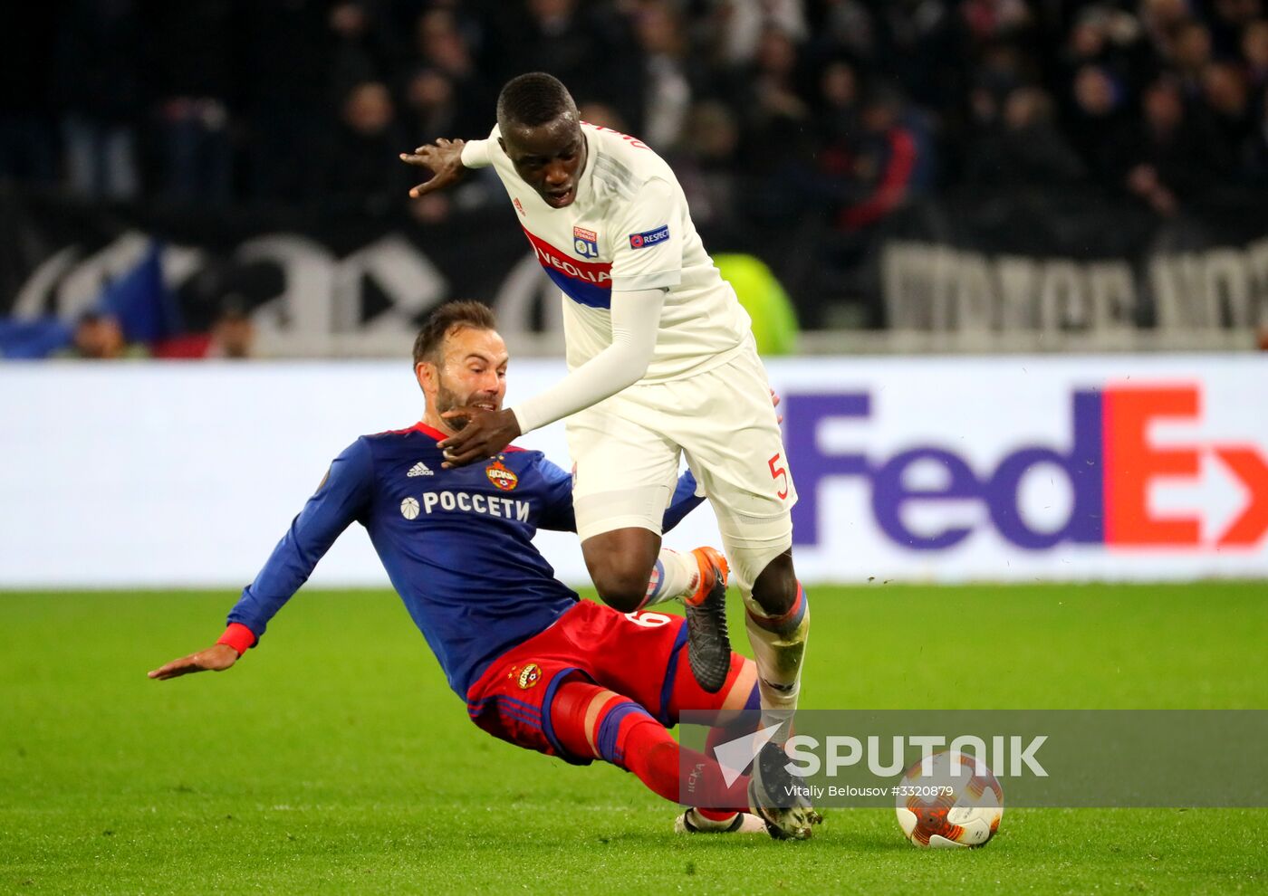 Football. UEFA Europa League. Lyon vs. CSKA