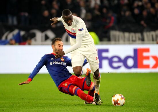 Football. UEFA Europa League. Lyon vs. CSKA