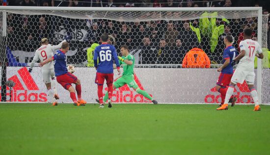 Football. UEFA Europa League. Lyon vs. CSKA