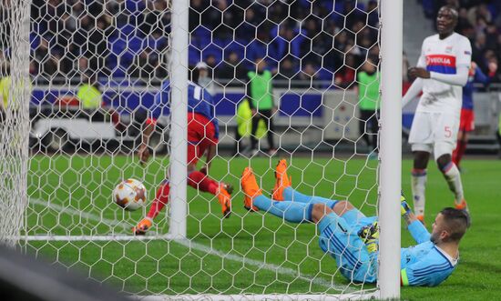 Football. UEFA Europa League. Lyon vs. CSKA