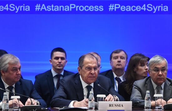 Meeting of foreign ministers of Syria truce guarantor countries