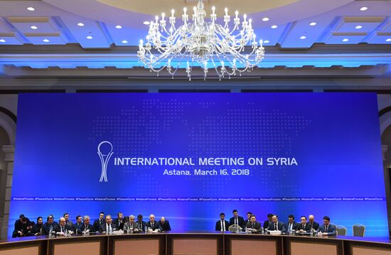 Meeting of foreign ministers of Syria truce guarantor countries