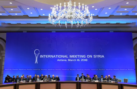 Meeting of foreign ministers of Syria truce guarantor countries